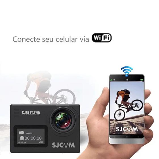 Camera Sjcam Sj6 Legend Original 4k Wifi 16mp Touch Screen - SJ CAM Menor preço em Camera Sjcam Sj6 Legend Original 4k Wifi 16mp Touch Screen - SJ CAM