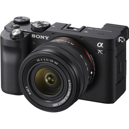 Imagem de Câmera Sony A7c Preta 24.2mp 4k Wifi + 28-60mm F/4-5.6