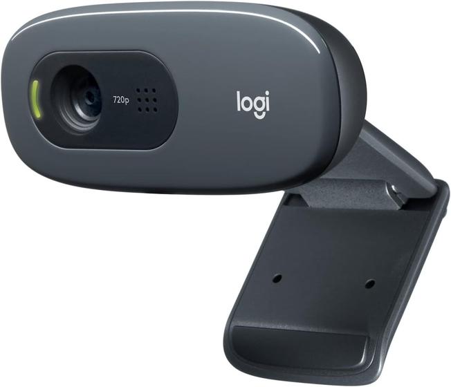 Imagem de Câmera WebCam Logitech C270 HD com 3 MP  Widescreen 720p
