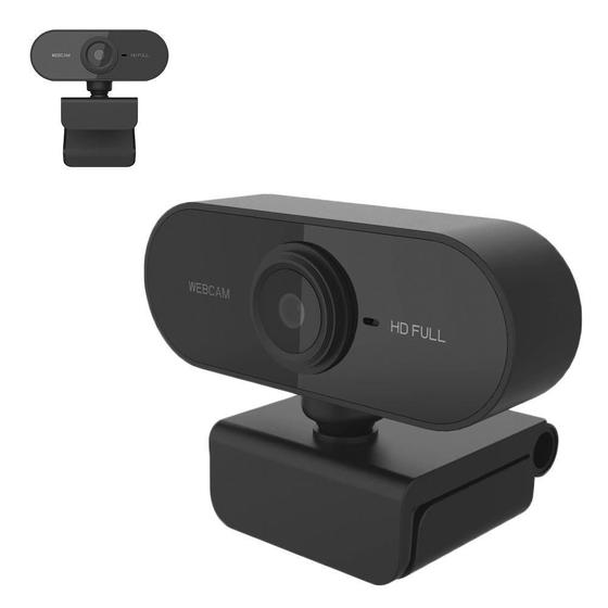 Câmera Webcam Usb Full Hd 1080P Com Microfone Visão 360 Menor preço em Câmera Webcam Usb Full Hd 1080P Com Microfone Visão 360