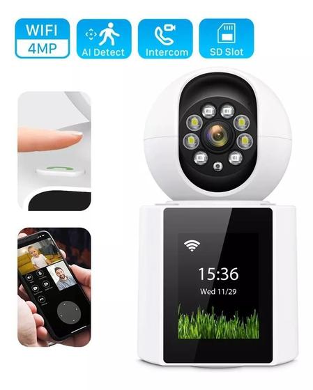 Imagem de Câmera Wi-Fi 4Mp Monitor Idosos E Crianças Com Vídeochamada