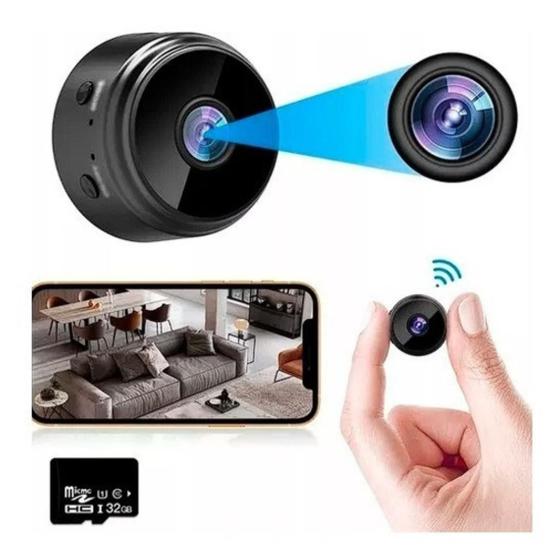 Imagem de Câmera Wi-fi Mini De Segurança Espiã Discreta Kit com 2 Unidades