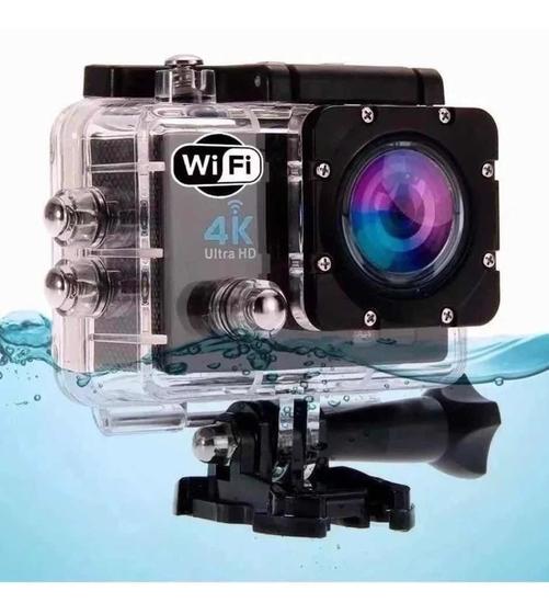 Imagem de Camera Wifi Filmadora Ultra HD 16MP: Prova D'água - Capture Momentos Especiais.