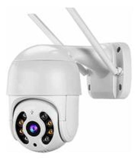 Imagem de Camera Wifi Inteligente Gira 360 Graus HD Sem Fio Vigilância Externa APP Celular Detecta Pessoa IP