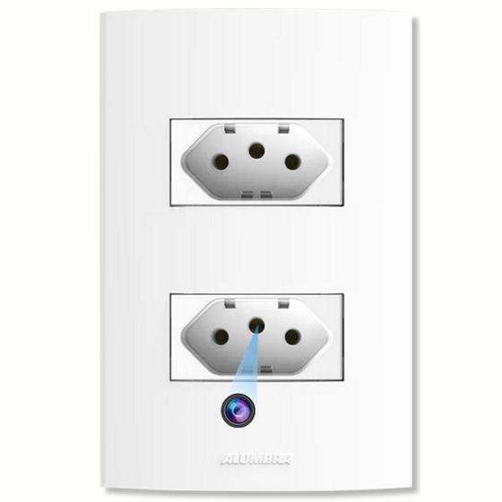 Câmera Wifi tomada dupla espiã Camera Imagem Tempo Real Menor preço em Câmera Wifi tomada dupla espiã Camera Imagem Tempo Real