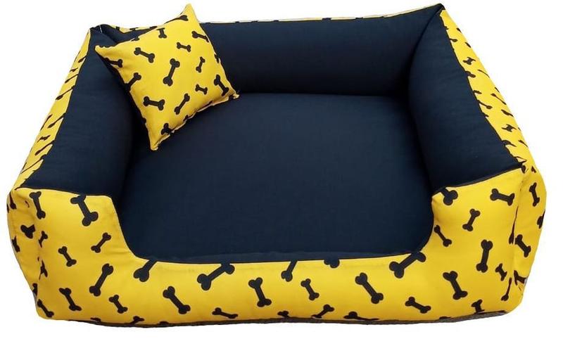 Imagem de caminha  cachorro cama  pet  cachorro ou gato tamanho M 60X60 CM com ziper 