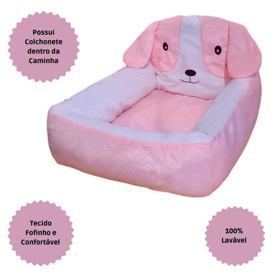 Imagem de Caminha Cama Pet Com Cabeceira - Para Cachorros - Várias Cores