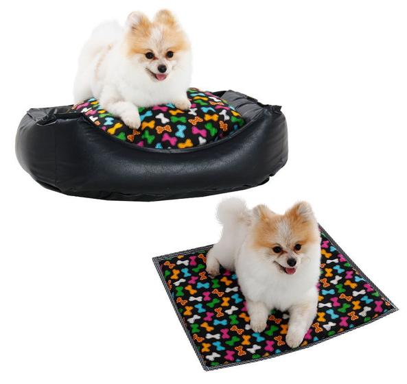 Caminha Eco Pet com Almofada + Colchonete Lavável Anti-alérgica Para Cachorro Gato Bf Colchões Menor preço em Caminha Eco Pet com Almofada + Colchonete Lavável Anti-alérgica Para Cachorro Gato Bf Colchões