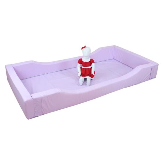 Caminha Montessori Solteiro Espuma e material sintético 2m08 x 1m08 sem ...
