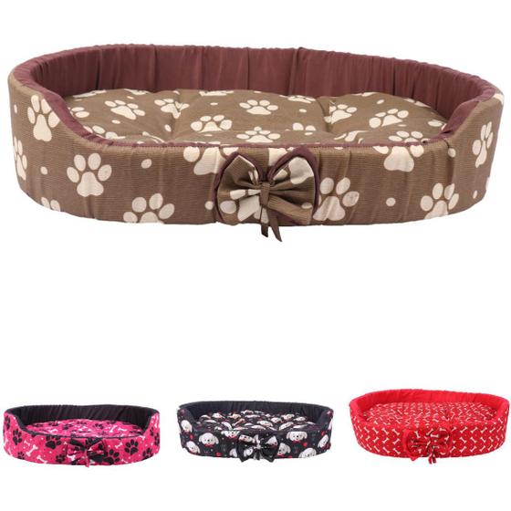 Imagem de Caminha Para Pet Porte Grande Cama  Macio Estampas 70cm x 60cm  Cachorros Grande