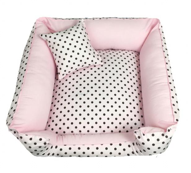 Imagem de Caminha Pet Cachorro Gato Colchão Dupla Face 60 x 60 Lavável c/ Ziper