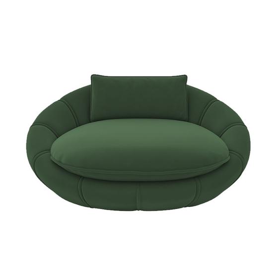 Imagem de Caminha Pet Poltrona Golden 78cm Veludo Verde - Sallar Home