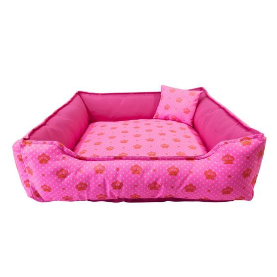 Imagem de Caminha Pet Quadrada 62x62x18 G Pink Impermeável