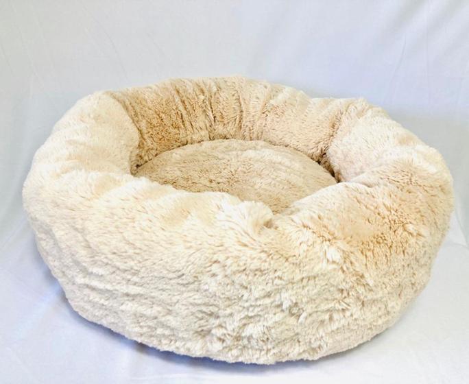 Imagem de Caminha Pet Redonda Média Para Cachorro Gato Cama Nuvem 50cm - FOFUXOS DE PELÚCIA