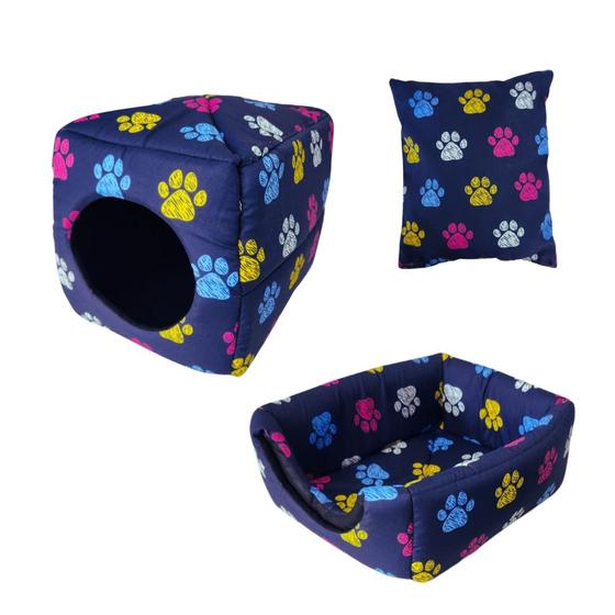 Caminha Pet Toca Iglu 2 em 1 para Cães e Gatos com Almofada Inclusa Para Frio ou Calor - Lavável Menor preço em Caminha Pet Toca Iglu 2 em 1 para Cães e Gatos com Almofada Inclusa Para Frio ou Calor - Lavável