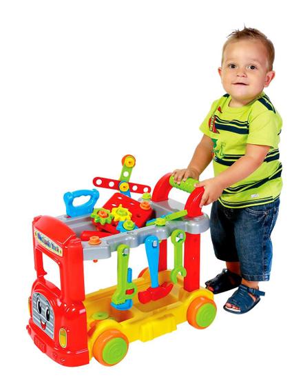 Caminhão Bancada De Ferramentas Infantil C/ Acessórios - Maral Menor preço em Caminhão Bancada De Ferramentas Infantil C/ Acessórios - Maral