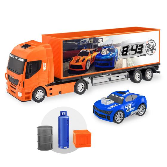 Imagem de Caminhão Baú Nos Speed Race - Usual Brinquedos