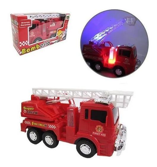 Imagem de Caminhão Bombeiro Bate E Volta A Pilha Com Som E Luz !