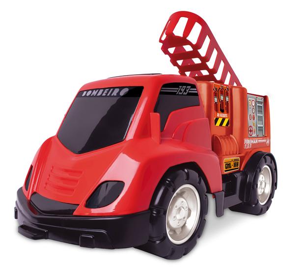 Imagem de Caminhão Bombeiro Com Escada Samba Toys Brinquedos Menino