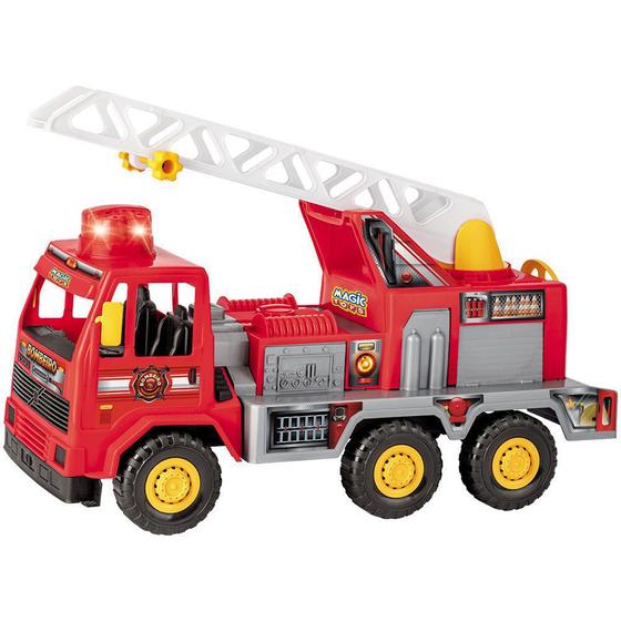 Imagem de Caminhao Bombeiro Fire Com Sons E Luzes Infantil Magic Toys