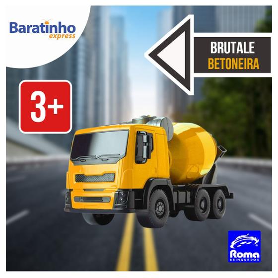 Imagem de Caminhão Brutale Betoneira Infantil Roma brinquedos