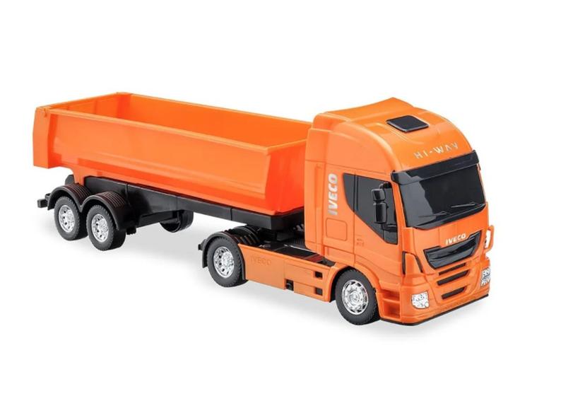 Imagem de Caminhão Caçamba Basculante De Brinquedo Iveco Hi Way