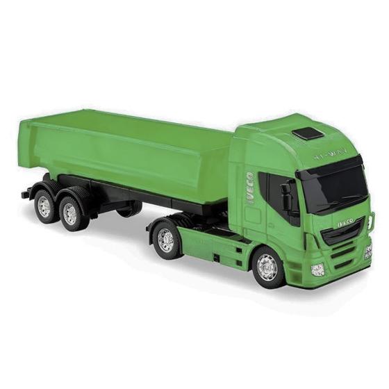 Imagem de Caminhão Caçamba Basculante De Brinquedo Iveco Hi Way