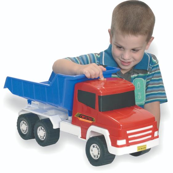 Imagem de Caminhão Caçamba brinquedo infantil grande com Som Menino