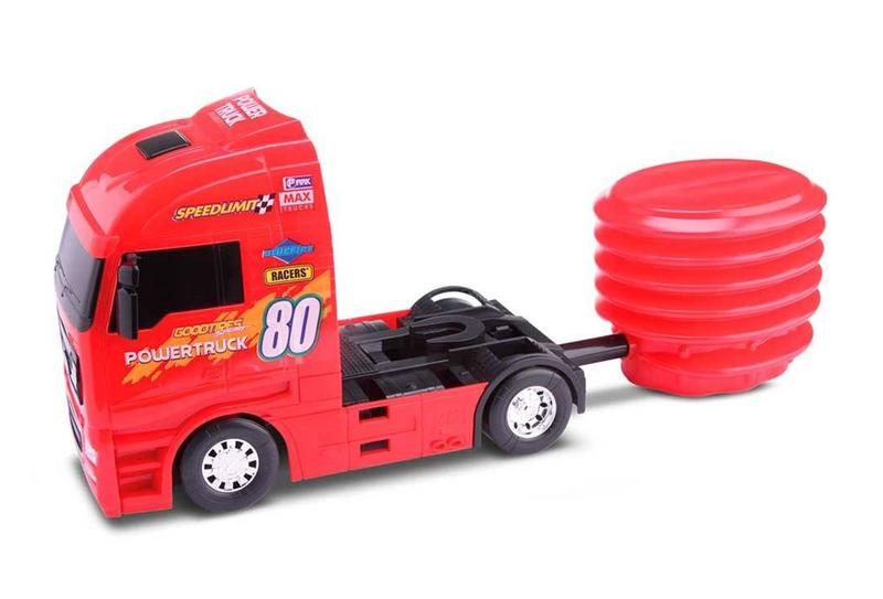 Imagem de Caminhão com Lançador - Power Truck - Vermelho - OMG Kids