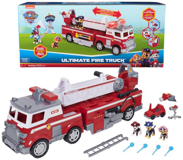 Imagem de Caminhão de Bombeiros Paw Patrol Ultimate Rescue - Brinquedo com Figuras (3+)