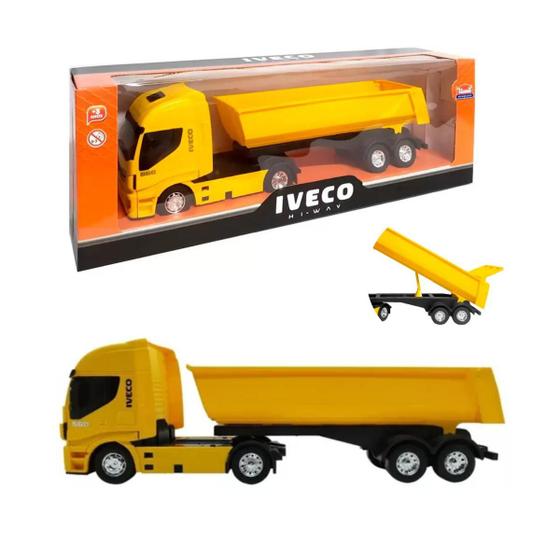 Imagem de Caminhão De Brinquedo Iveco Com Caçamba Basculante HI-WAY Cor Sortida