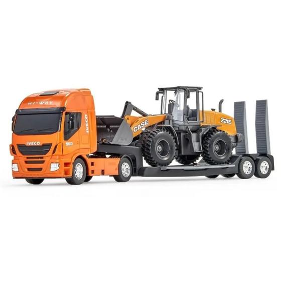 Caminhão De Brinquedo Iveco Plataforma Trator Infantil Masculino ...