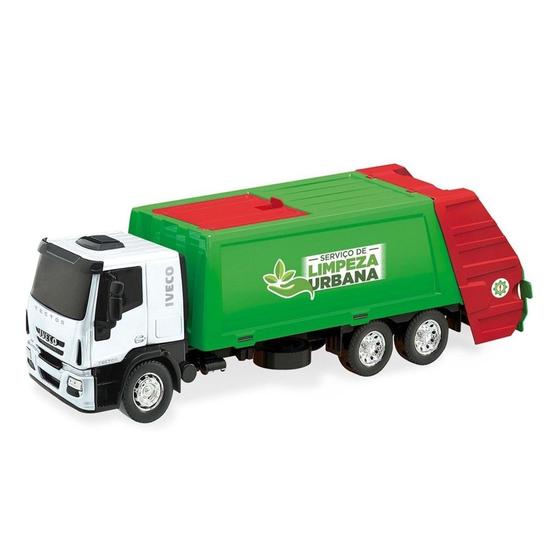 Imagem de Caminhão De Lixo Iveco 34cm 342 - Usual Brinquedos - Usual Plastic