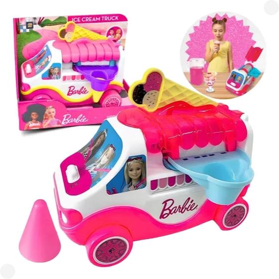 Imagem de Caminhão de Sorvete Barbie Ice Cream Truck F0154-4 - Fun Divirta-se