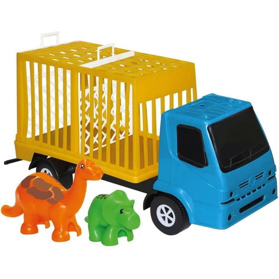 Imagem de Caminhão Dino TRUCK com 2 Bonecos Turma do Dino