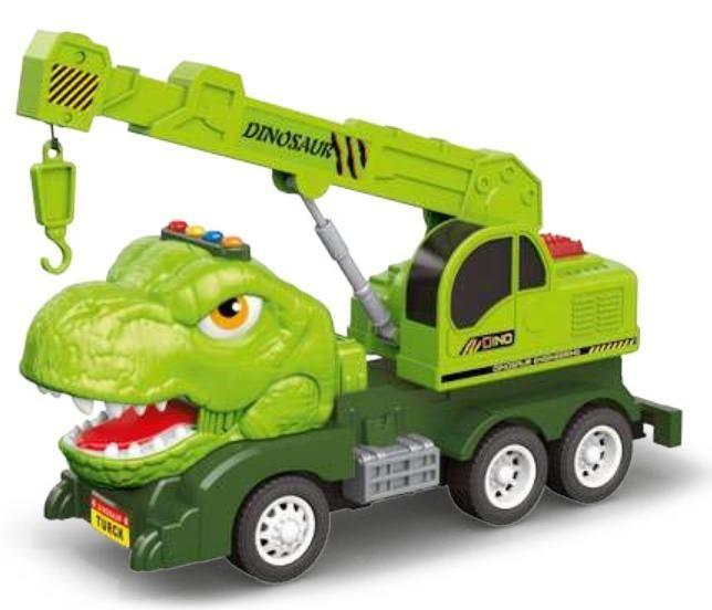 Imagem de Caminhão Dinotruck Tiranossauro Marrom Fricção e Som