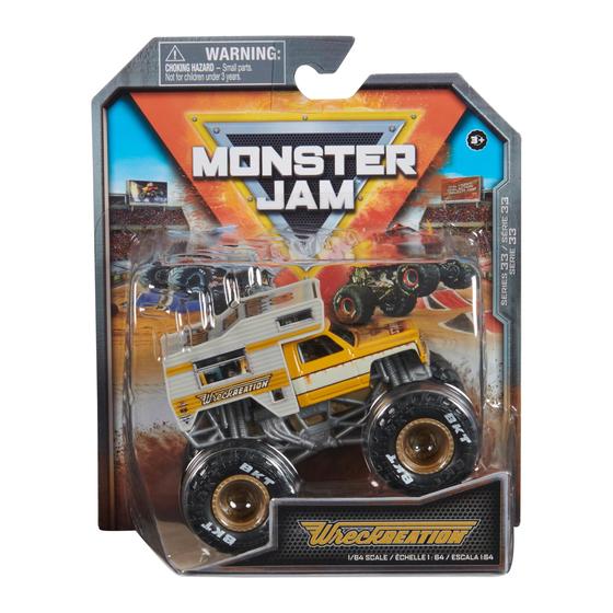 Imagem de Caminhão fundido sob pressão Monster Jam Wreckreation Series 33 2023 1:64