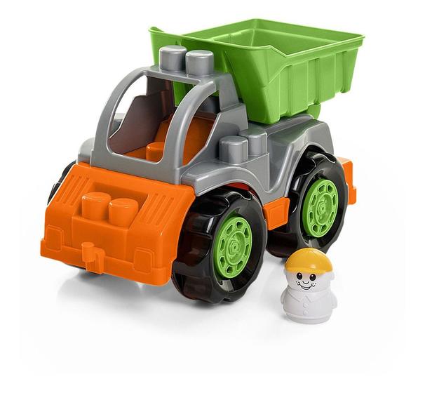 Imagem de Caminhão Infantil Brinquedo Rodadinhos Blocks Truck Caçamba