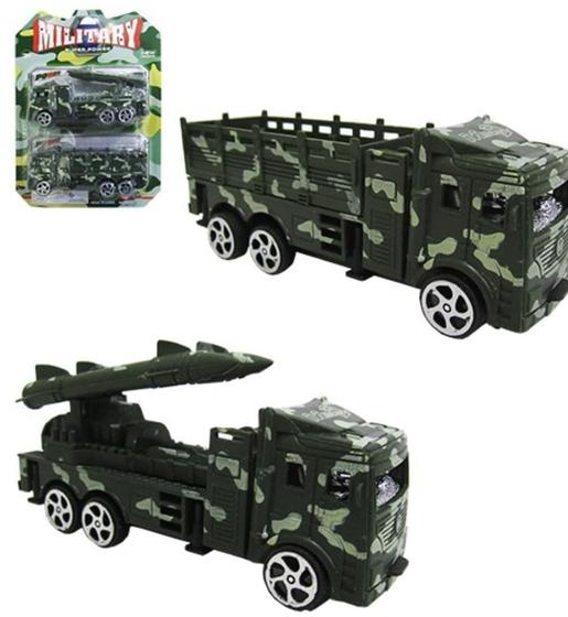 Caminhão Militar Viatura De Guerra Exército De Brinquedo - PICA PAU ...