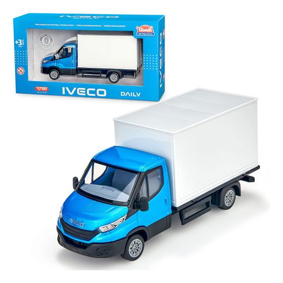 Imagem de Caminhão Miniatura Iveco Daily Carroceria Bau