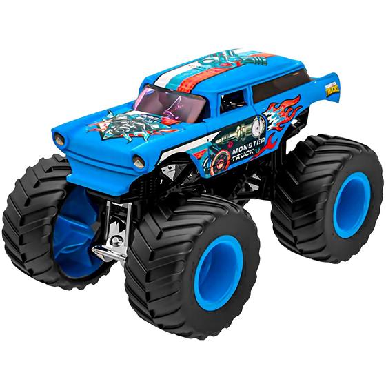 Caminhao Monstro Coleção Furious Machines Monster Truck Azul Sapico ...