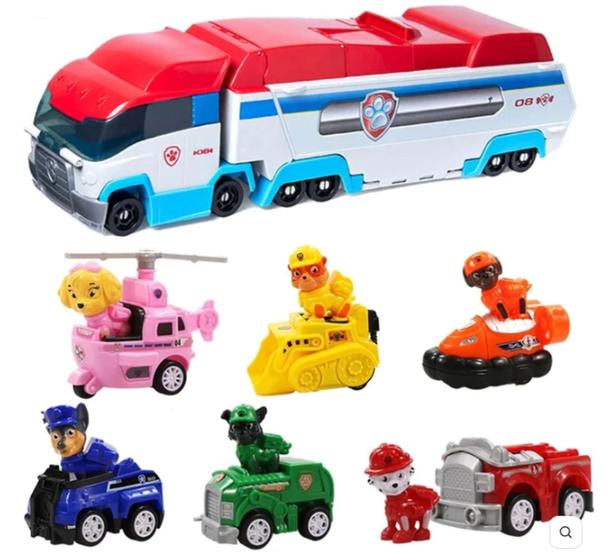 Caminhão Patrulheiro Patrulha Canina Com Personagens - Carrinhos e Cia ...