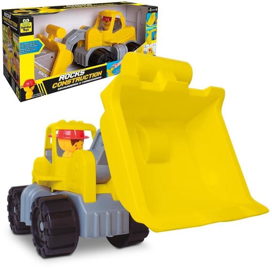Imagem de Caminhão Rocks Construction Carregadeira Samba Toys