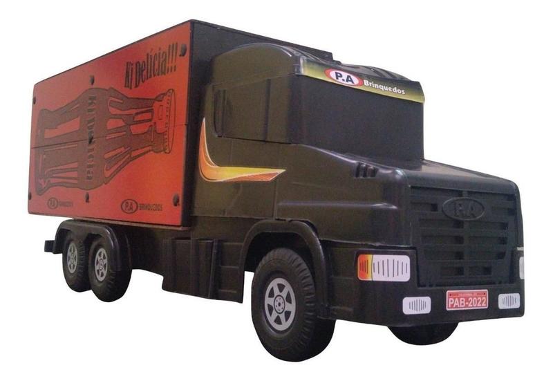 Imagem de Caminhão Scania Truck Brinquedo Infantil De Madeira 70Cm