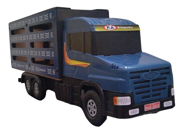 Imagem de Caminhão Scania Truck Brinquedo Infantil De Madeira 70cm