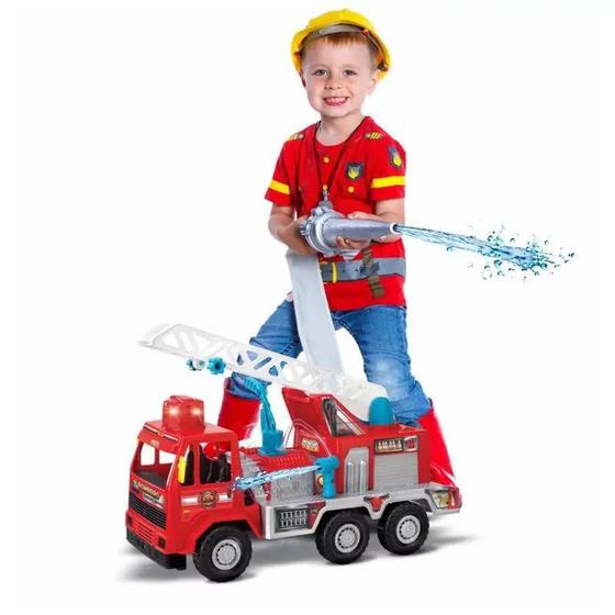 Caminhao Super Bombeiro Com Bomba D'água Magic Baby Menor preço em Caminhao Super Bombeiro Com Bomba D'água Magic Baby