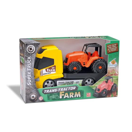 Imagem de Caminhão Trans Tractor Farm - Brinquedo 2 itens