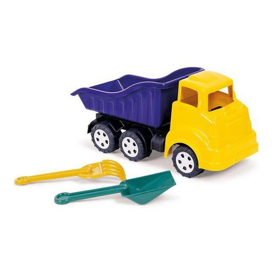 Imagem de Caminhao Truck Cacamba C/Pa E Rastelo - Injetsul