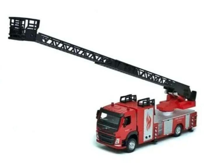 Imagem de Caminhão Volvo Bombeiro Resgate 1:50 Califórnia Action