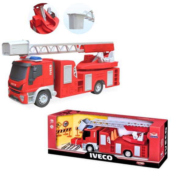 Imagem de Caminhãozinho De Brinquedo Corpo De Bombeiros Incendio